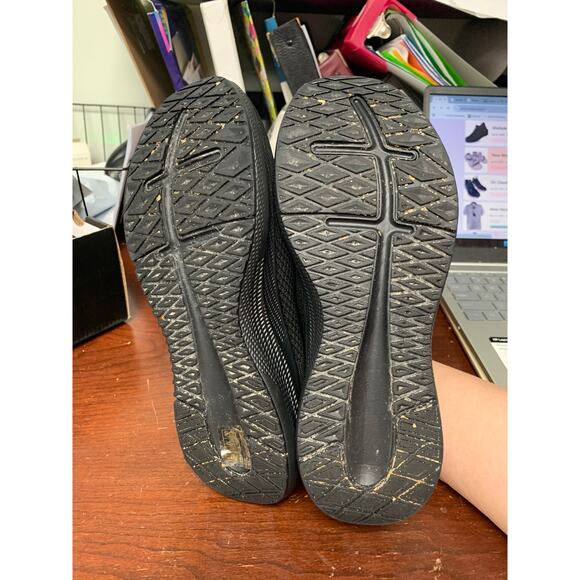 Shulook Womens Size 8.5 Black Mesh Slip On Walking Comfort Lightweight Shoes - Picture 6 of 6